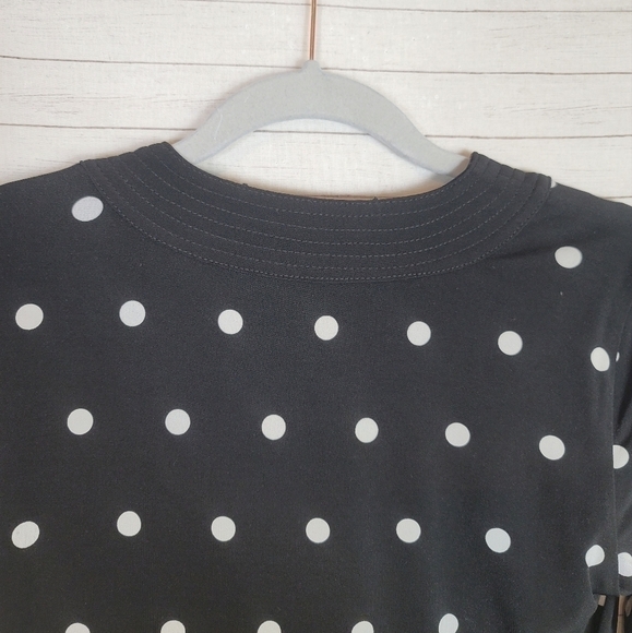 WHBM POLKA DOT REVERISIBLE DRESS, SZ 4 - Picture 12 of 16